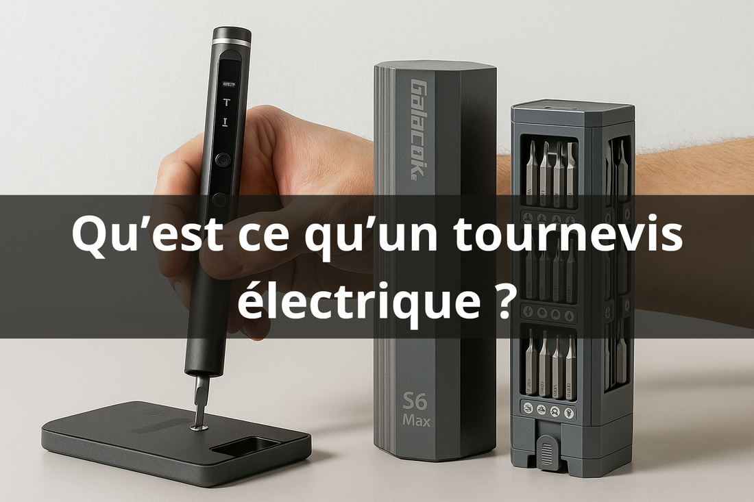 Bannière tournevis électrique