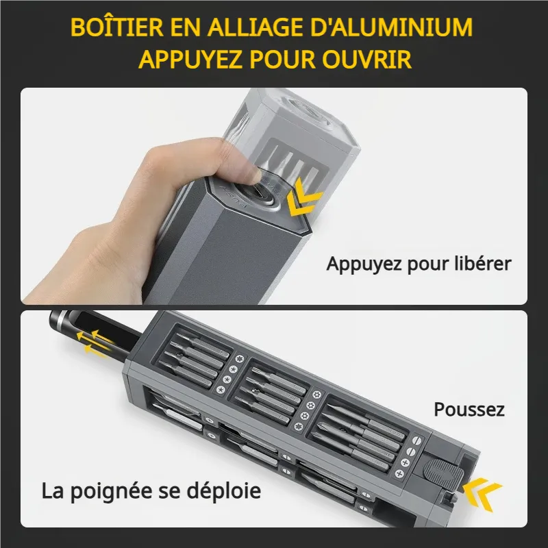 boîtier tournevis électrique