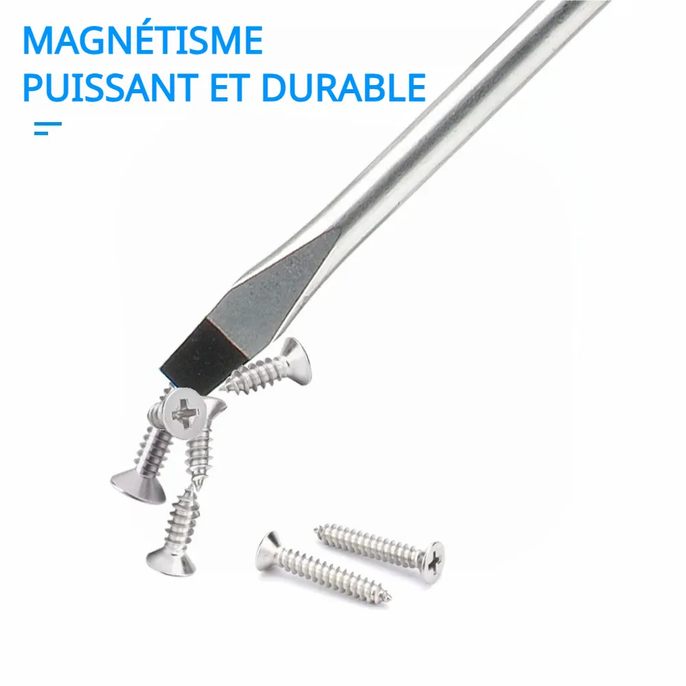 magnétisme tournevis plat
