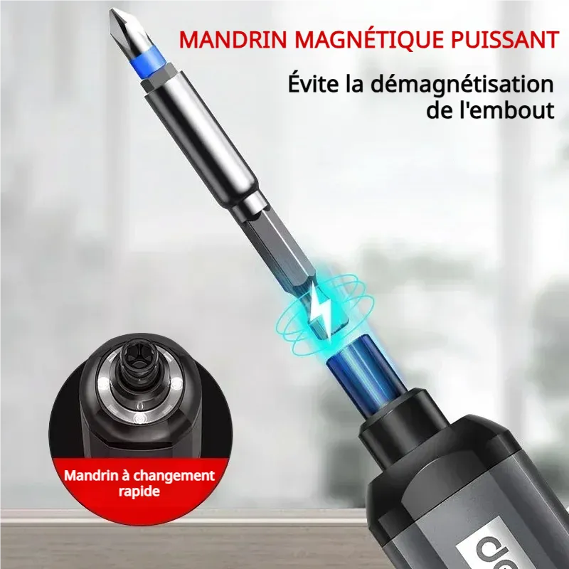 mandrin magnétique du tournevis électrique