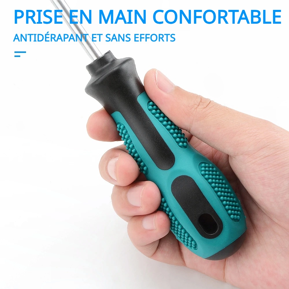Tournevis Torx avec poignée ergonomique antidérapante tenue en main