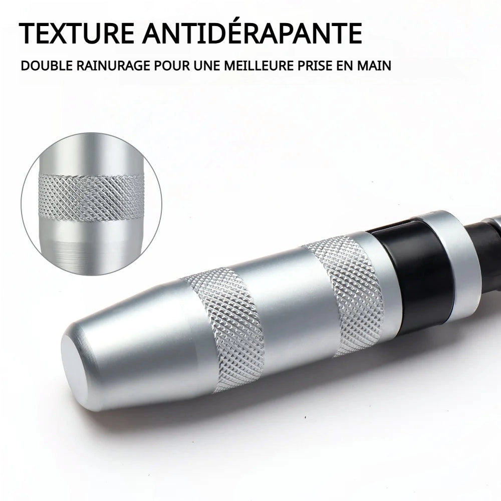 Poignée antidérapante du tournevis à frapper