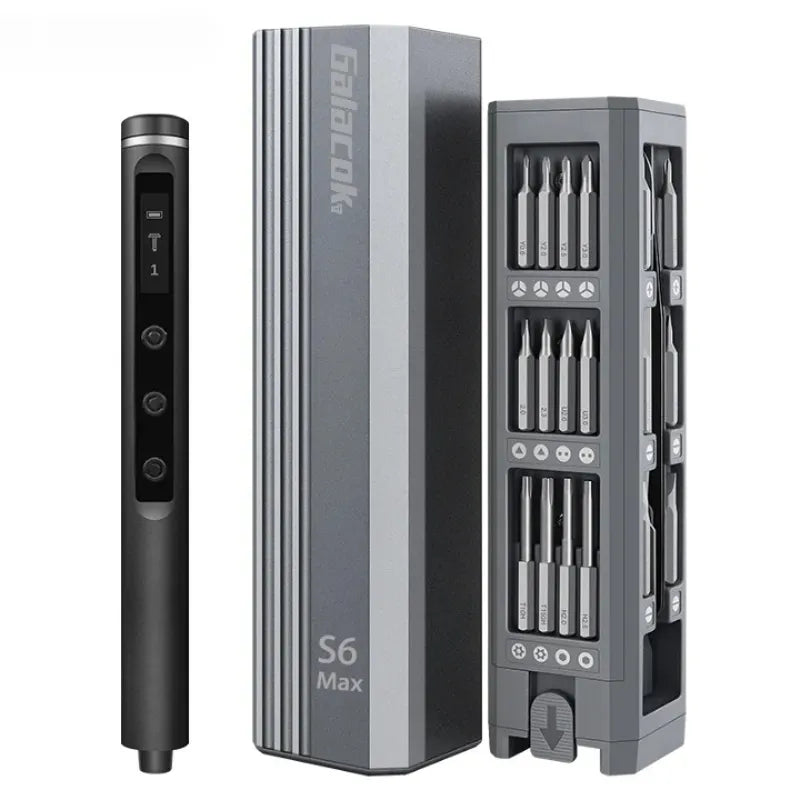 Tournevis électrique avec coffret et 42 embouts